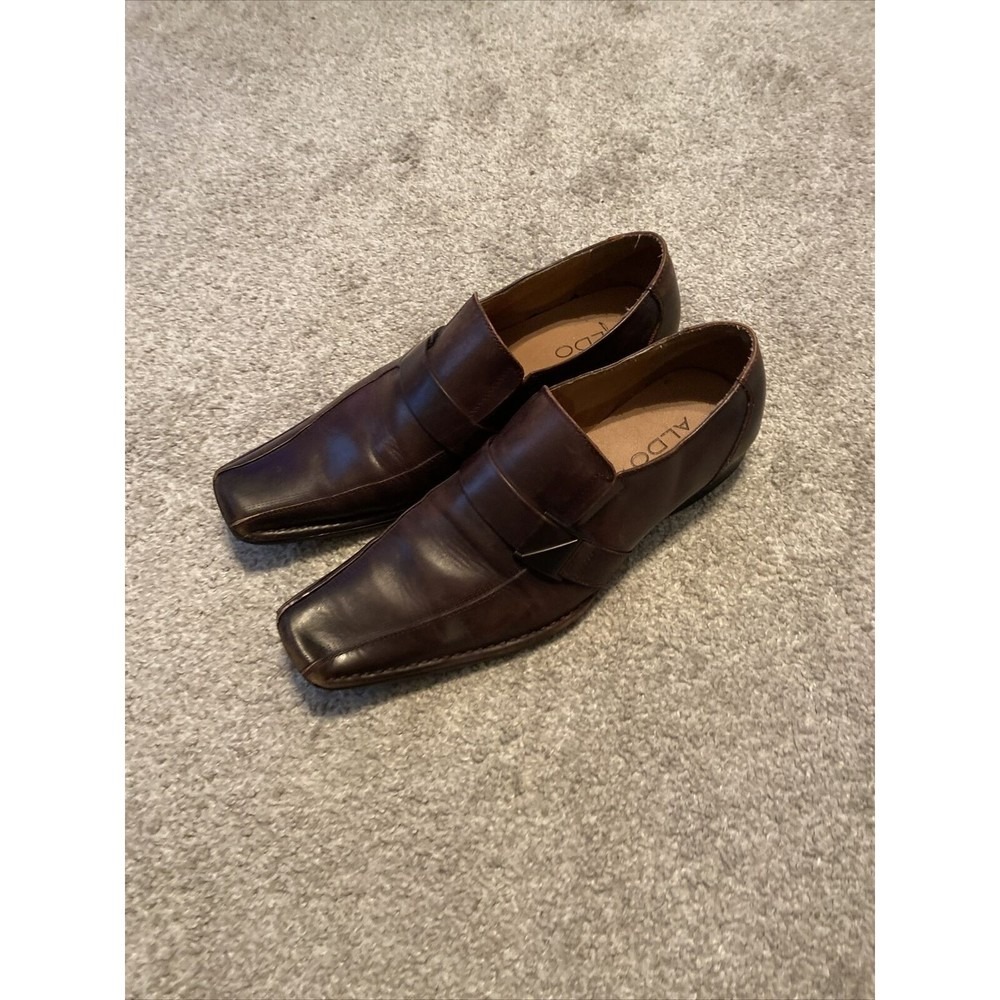 Aldo Dress Shoes—Brown Size 14